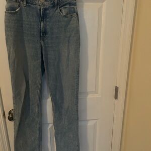 Abercrombie & Fitch Light 90s ultra high rise with slits on the side